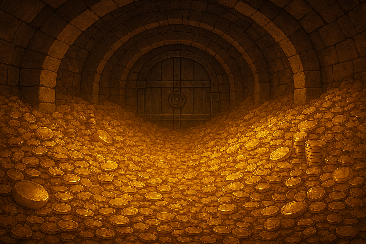 Slug Gold Coin Background